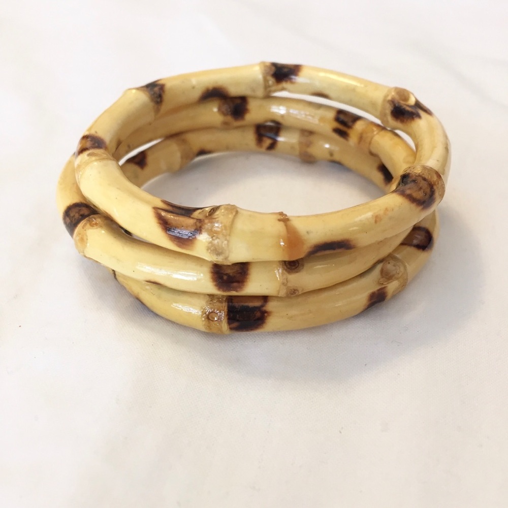 Bamboo Inspired, Stacking, Bangle Bracelets - image 3